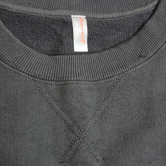 Free People Movement Sweatshirt Tank Pockets Oversized Small Black Logo NEW - Picture 7 of 13